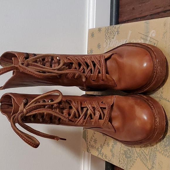 Free People Santa Fe Lace up Boots - Picture 2 of 6